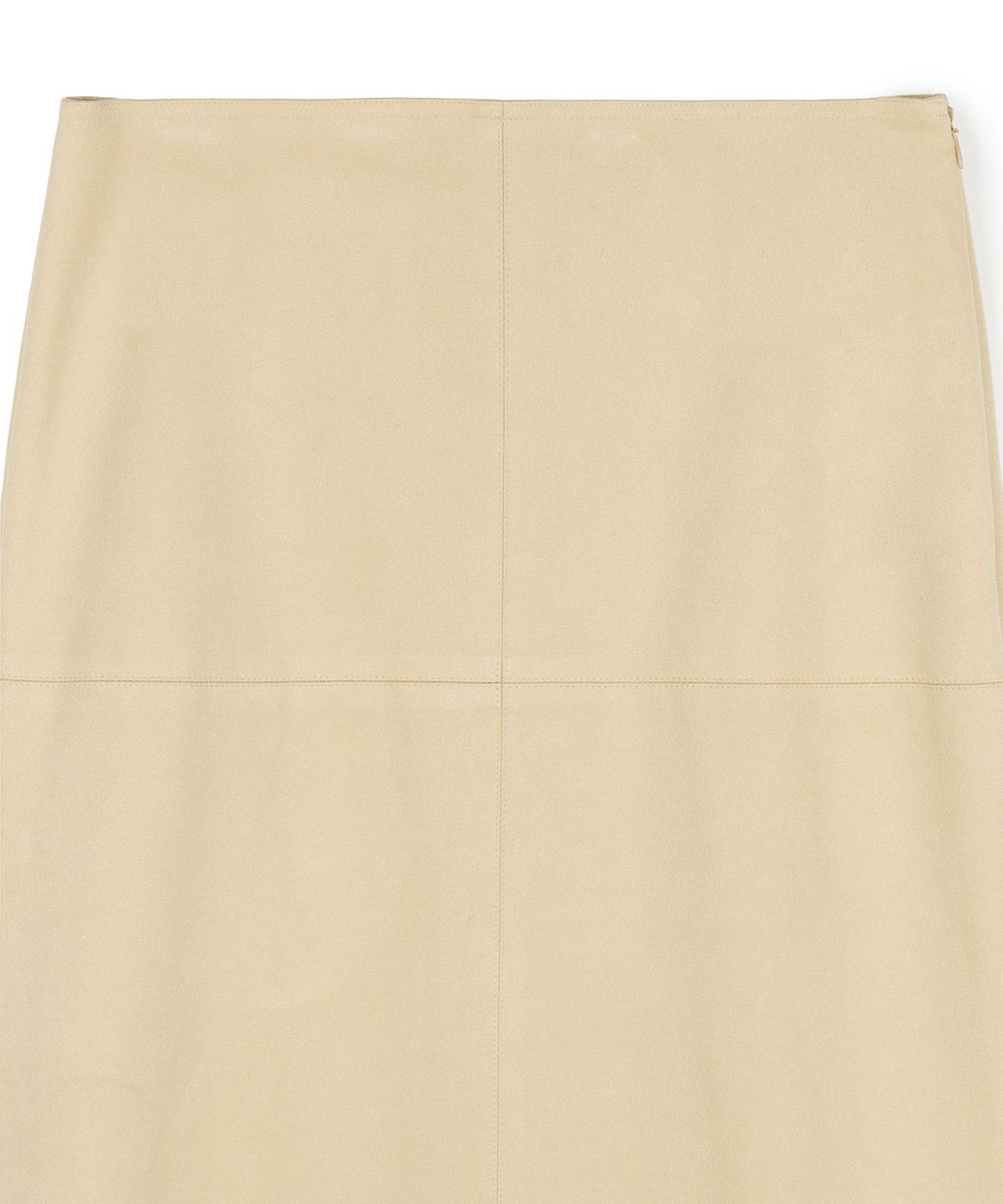 이알에이(ERA) WOMEN ERA FAUX SUEDE MAXI SKIRT - CREAM