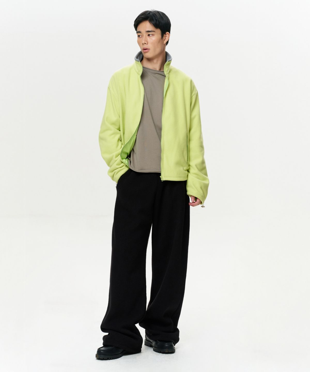 이알에이(ERA) MEN ERA POLAR FLEECE PANTS - BLACK