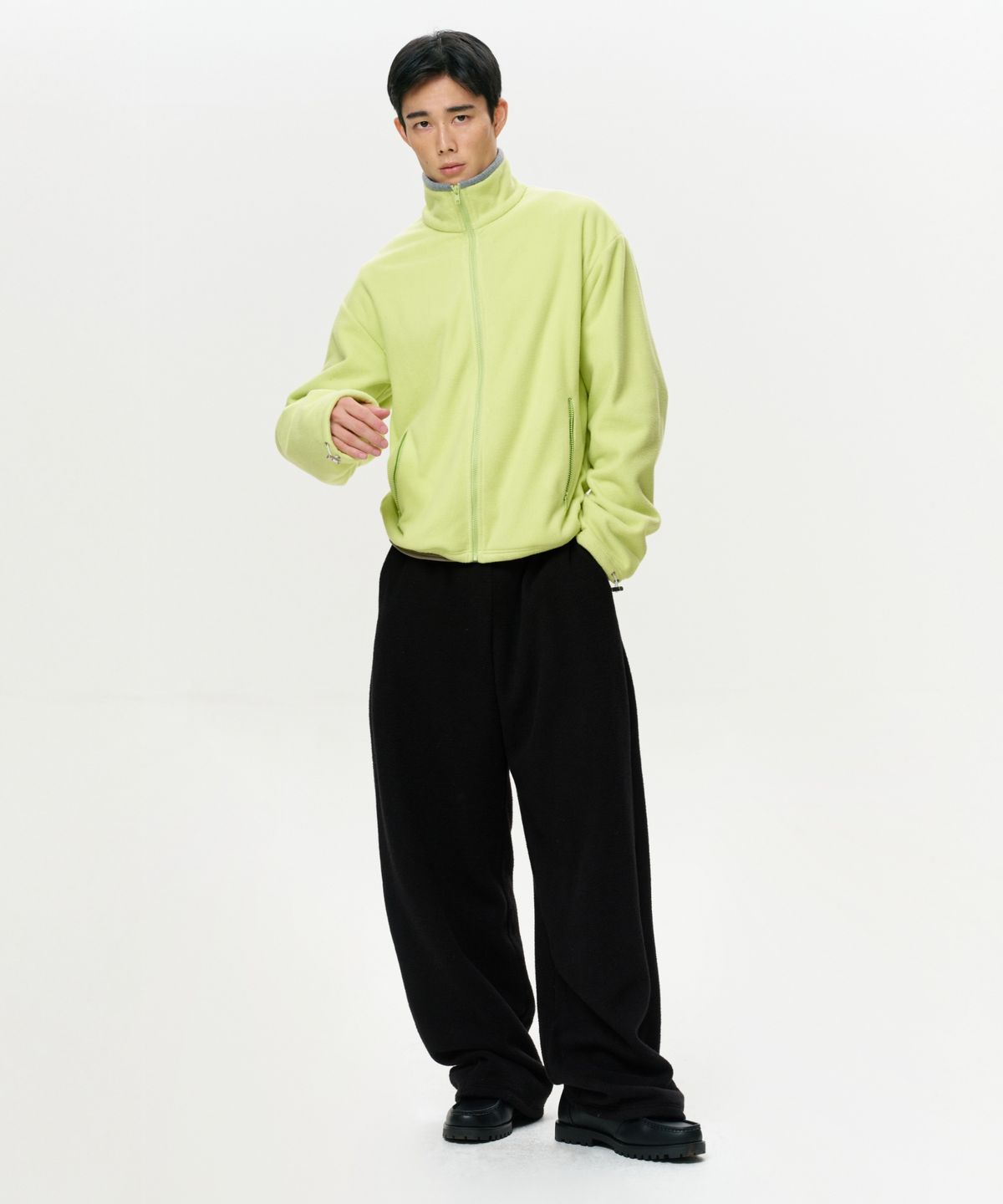 이알에이(ERA) MEN ERA POLAR FLEECE PANTS - BLACK