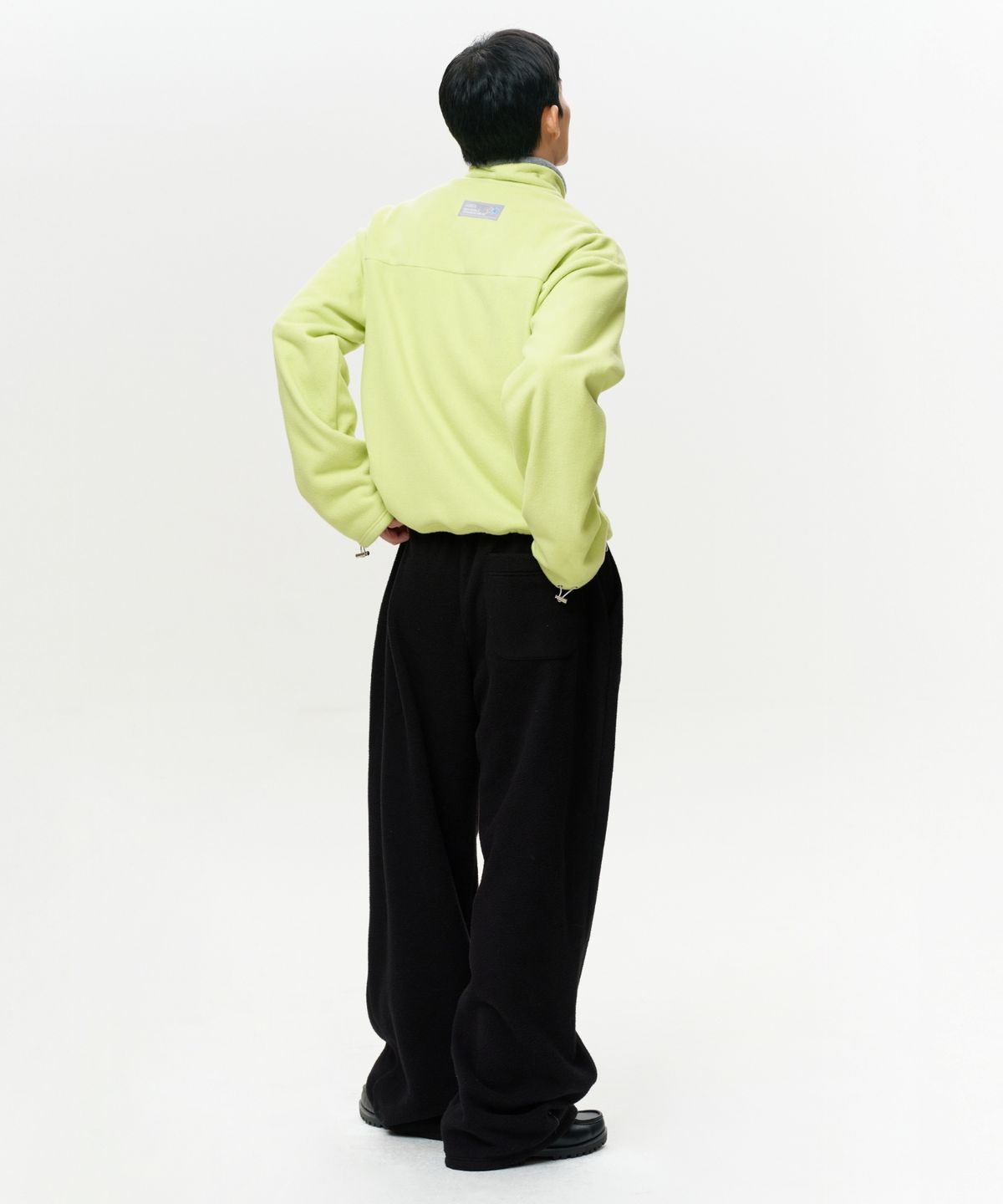 이알에이(ERA) MEN ERA POLAR FLEECE PANTS - BLACK