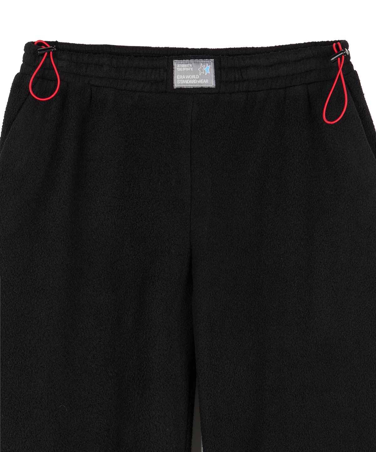 이알에이(ERA) MEN ERA POLAR FLEECE PANTS - BLACK