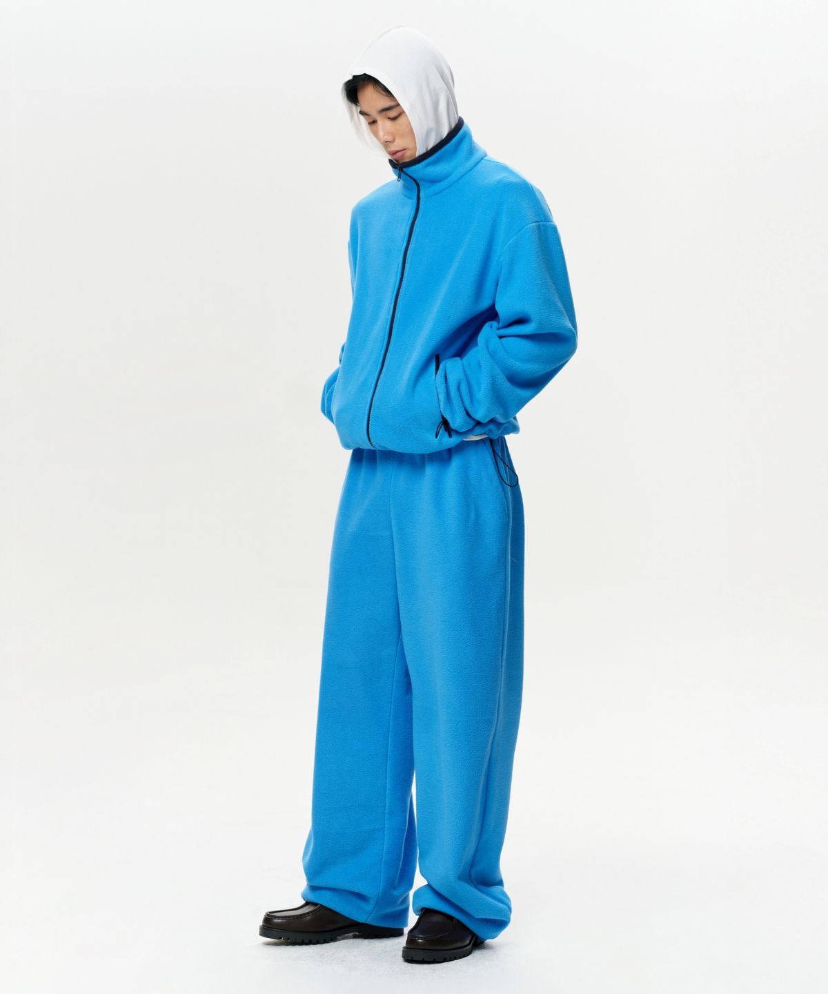 이알에이(ERA) MEN ERA POLAR FLEECE PANTS - CAPRI BLUE