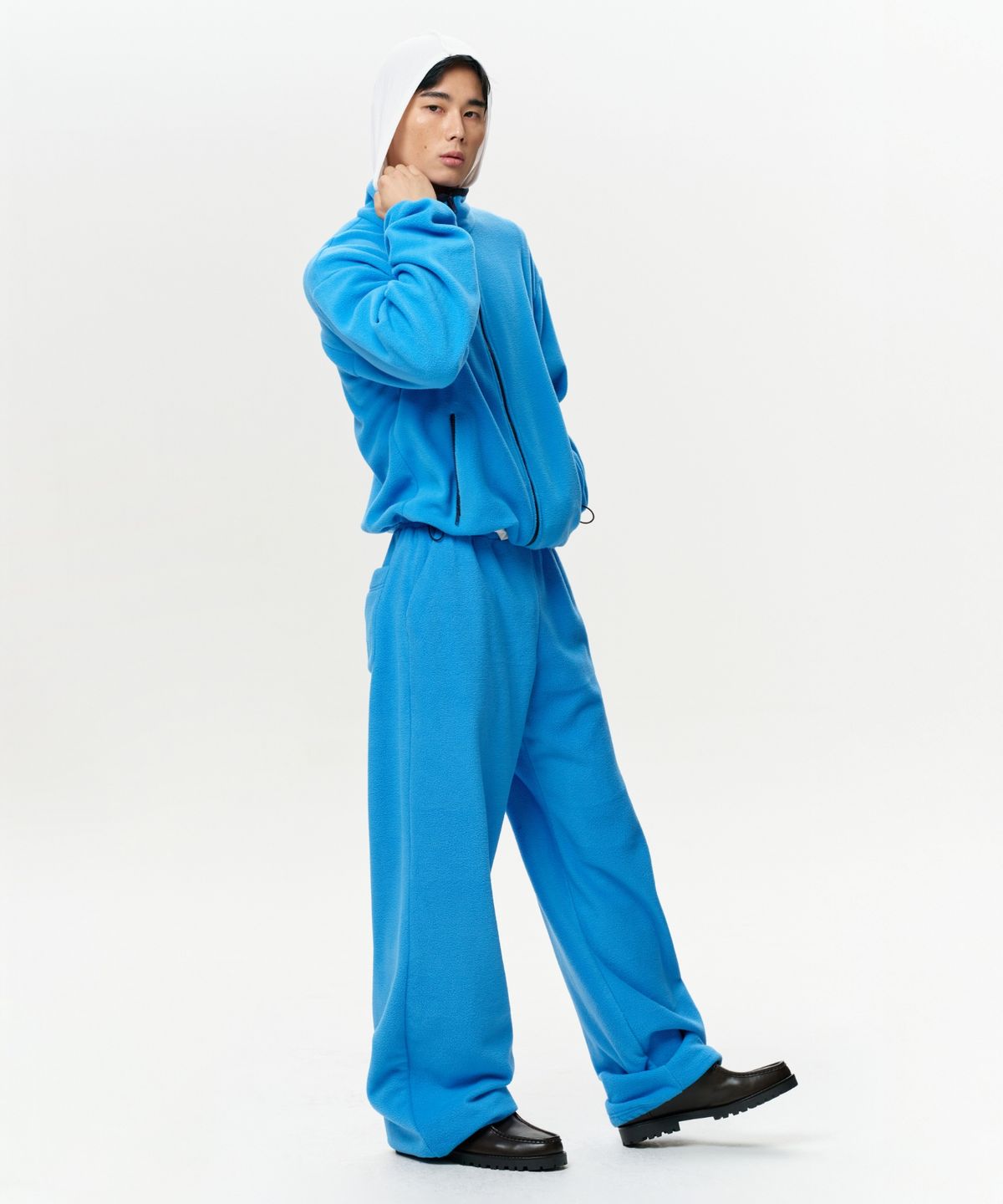 이알에이(ERA) MEN ERA POLAR FLEECE PANTS - CAPRI BLUE