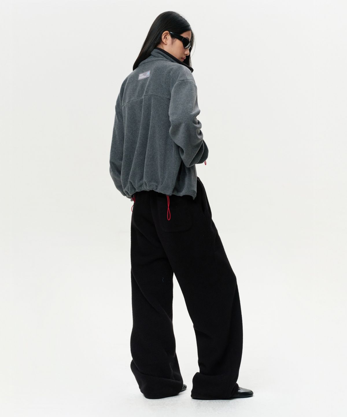 이알에이(ERA) WOMEN ERA POLAR FLEECE PANTS - BLACK
