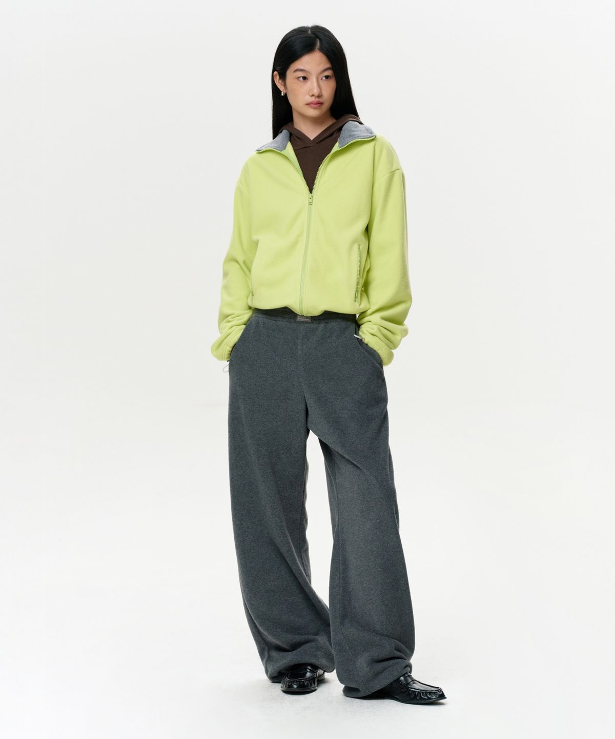 이알에이(ERA) WOMEN ERA POLAR FLEECE PANTS - CLOUD