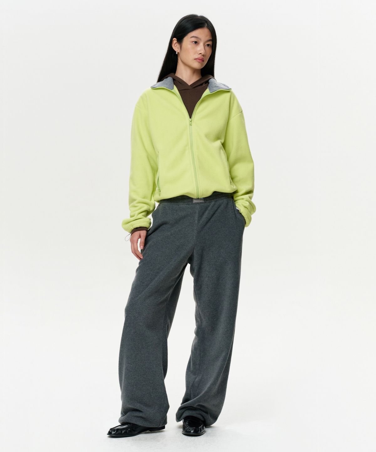 이알에이(ERA) WOMEN ERA POLAR FLEECE PANTS - CLOUD
