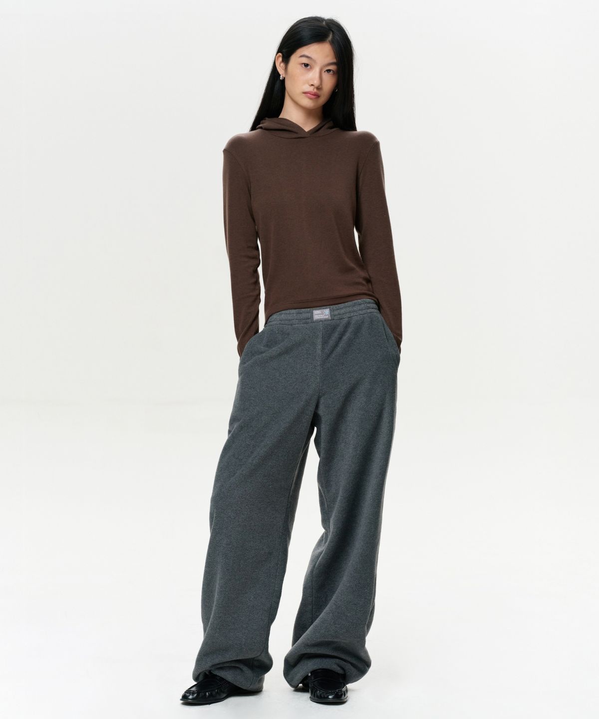 이알에이(ERA) WOMEN ERA POLAR FLEECE PANTS - CLOUD