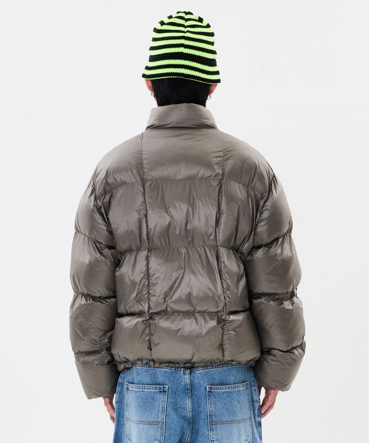 위캔더스(WKNDRS) WKNDRS x Krackerhouse STRIPED BEANIE (NEON)