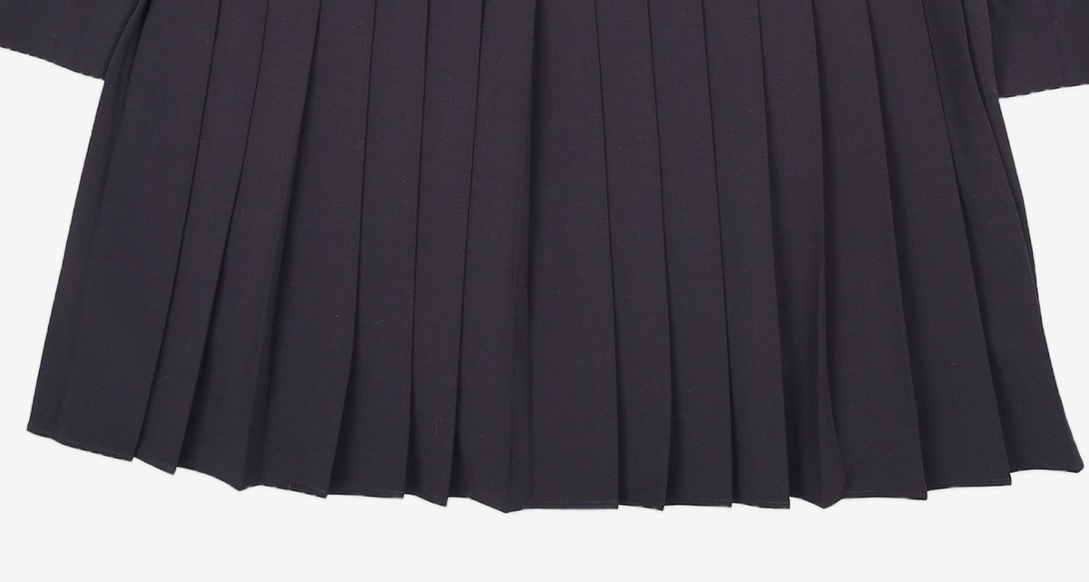 미쏘(MIXXO) 배색 디테일 플리츠 원피스 MIWOWC314G M