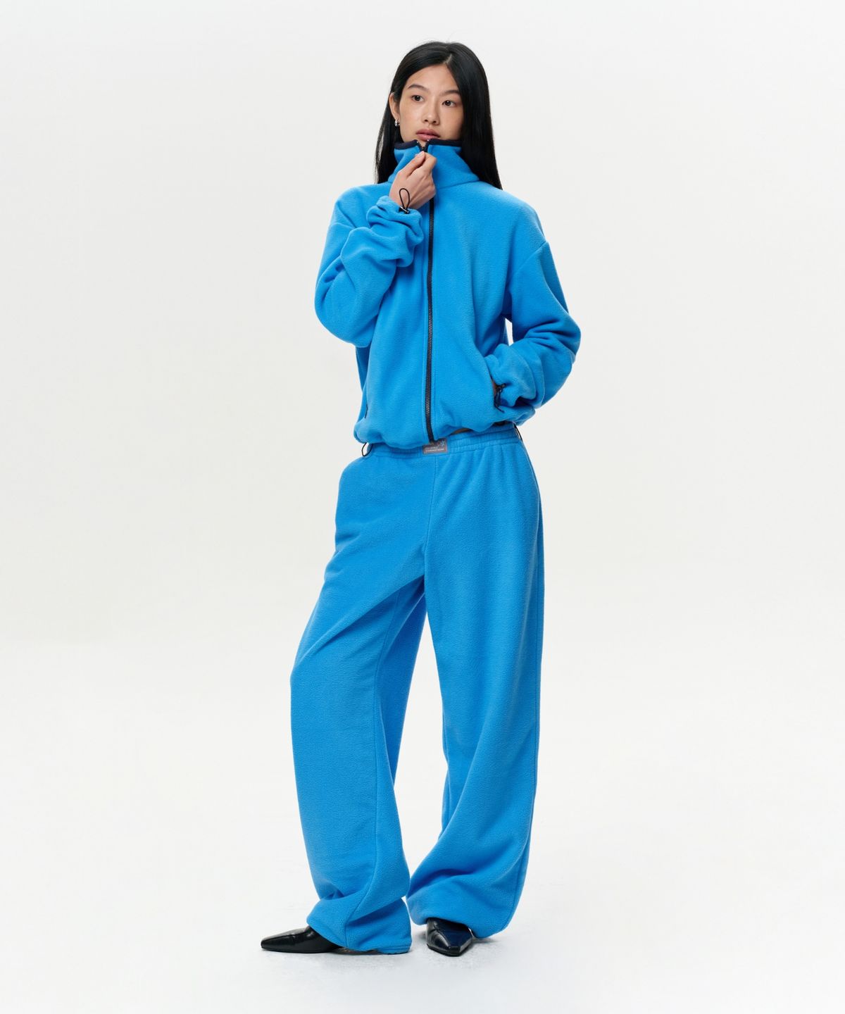이알에이(ERA) WOMEN ERA POLAR FLEECE PANTS - CAPRI BLUE