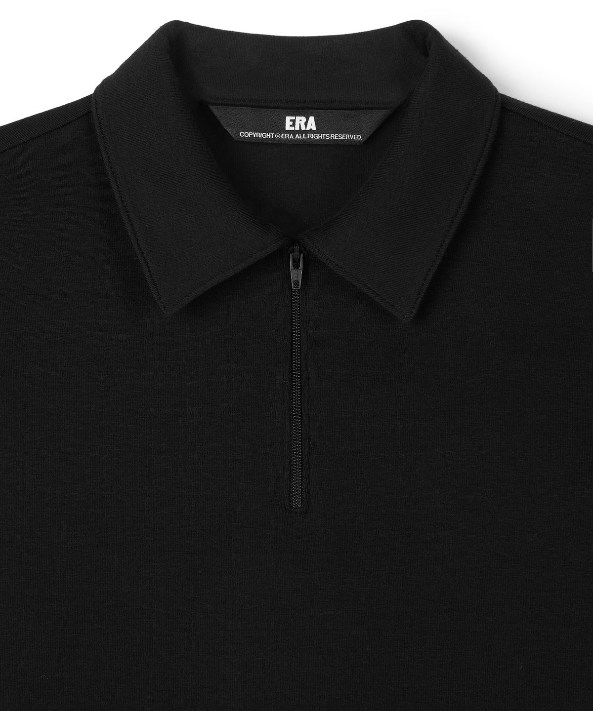 이알에이(ERA) WOMEN ERA SLIM HALF-ZIP LS - BLACK