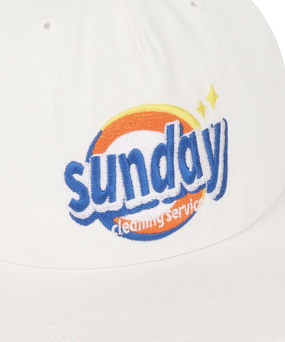 위캔더스(WKNDRS) WKNDRS x Krackerhouse SUNDAY CAP (WHITE)