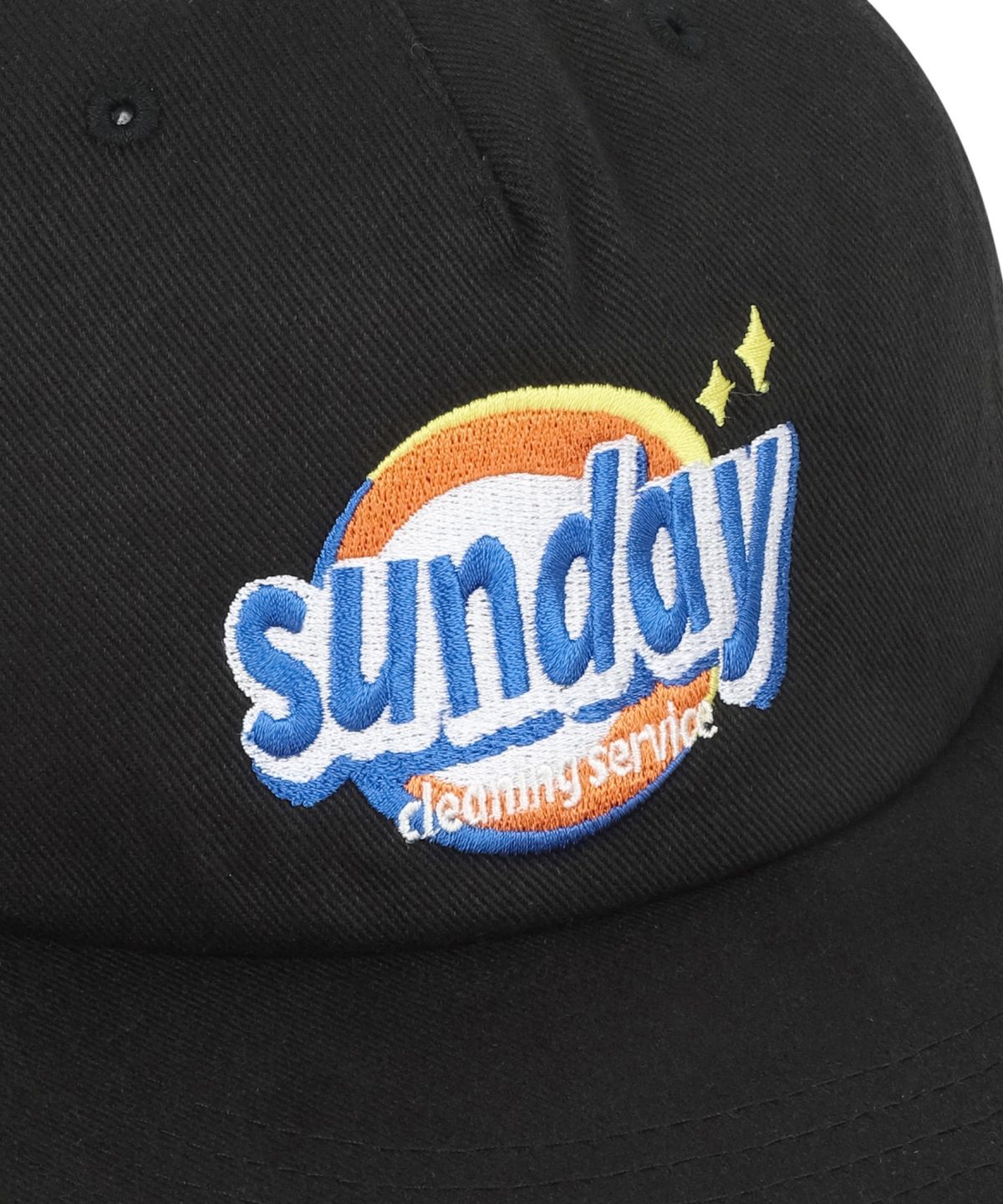 위캔더스(WKNDRS) WKNDRS x Krackerhouse SUNDAY CAP (BLACK)