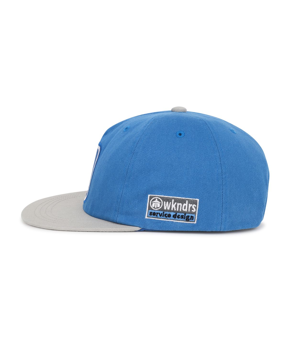 위캔더스(WKNDRS) WKNDRS x Krackerhouse CLEAN SERVICE CAP (BLUE)