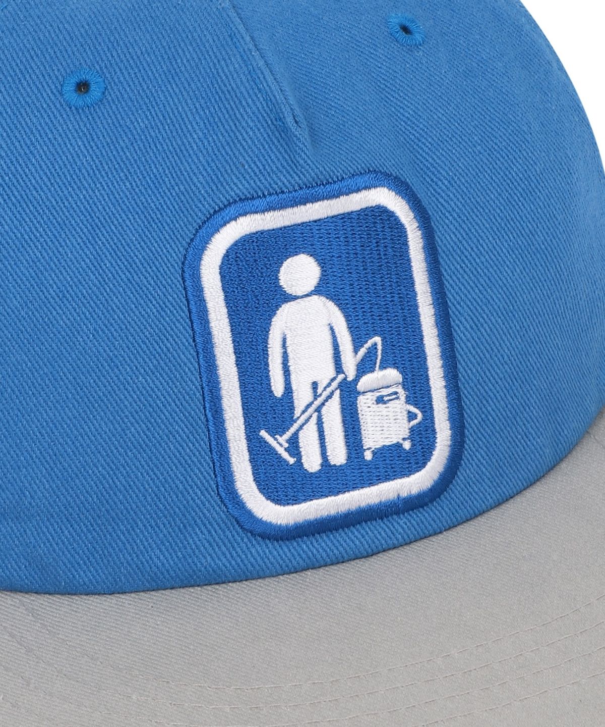 위캔더스(WKNDRS) WKNDRS x Krackerhouse CLEAN SERVICE CAP (BLUE)