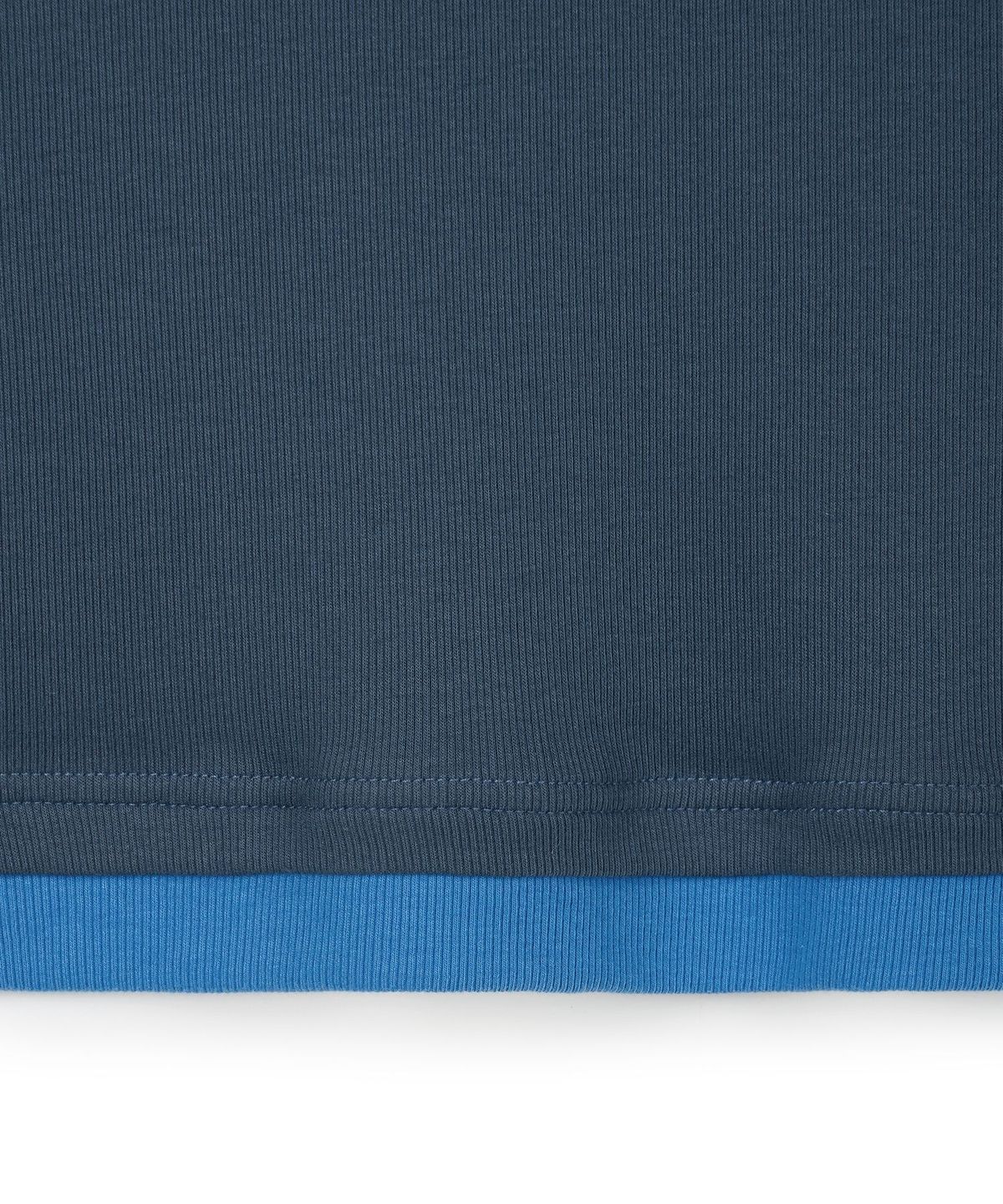 이알에이(ERA) WOMEN COLOR LAYERED SLIM RIB T - VINTAGE NAVY
