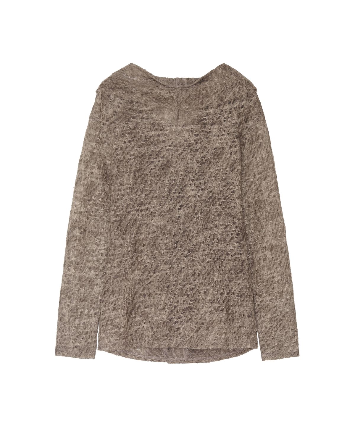 긴스키(GINSUKI) 2-WAY FOLD NECK SHIRT (BEIGE)