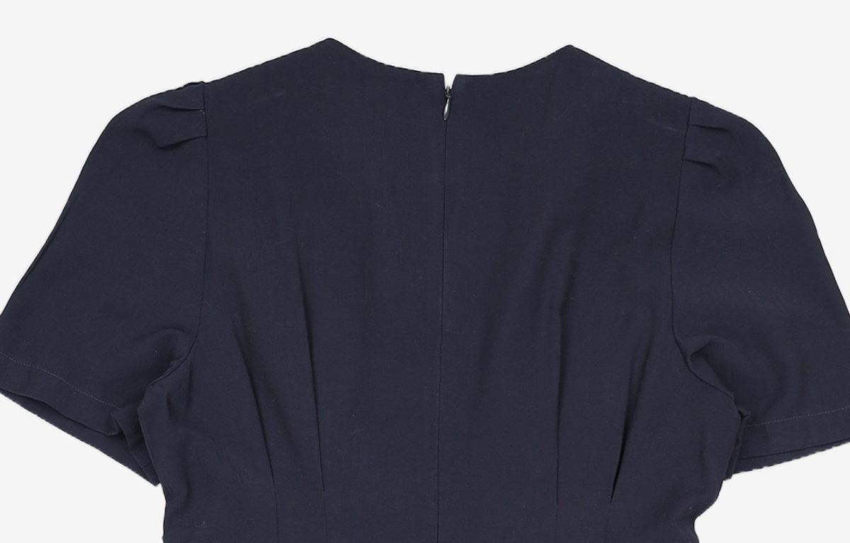 미쏘(MIXXO) V넥 미니원피스 MIWOWB512G M
