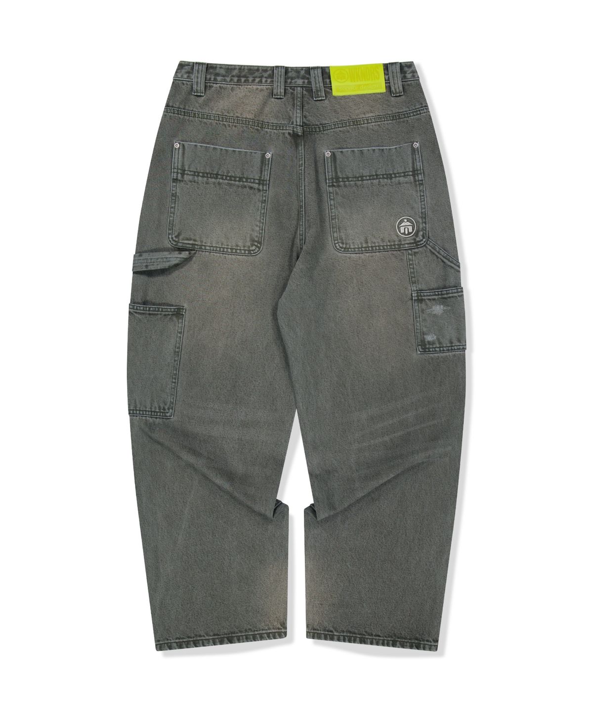 위캔더스(WKNDRS) WKNDRS x Krackerhouse CLEAN SERVICE DENIM PANTS (KHAKI)