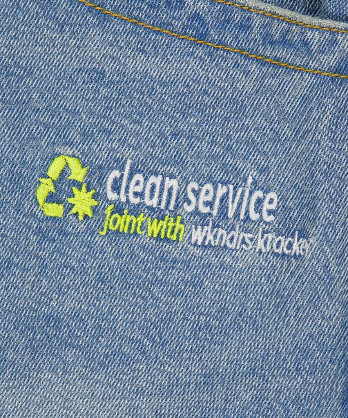 위캔더스(WKNDRS) WKNDRS x Krackerhouse CLEAN SERVICE DENIM PANTS (DENIM)
