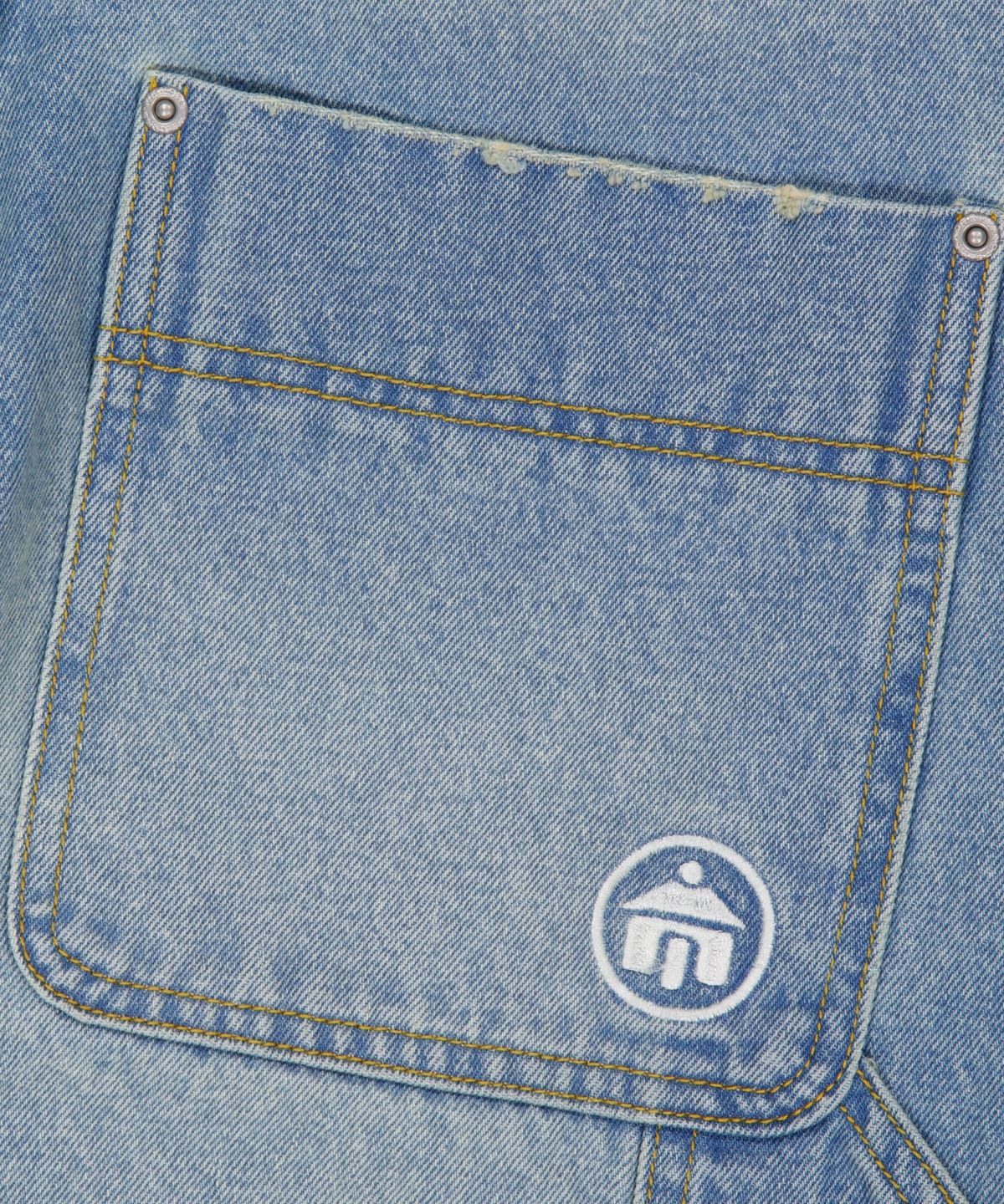 위캔더스(WKNDRS) WKNDRS x Krackerhouse CLEAN SERVICE DENIM PANTS (DENIM)