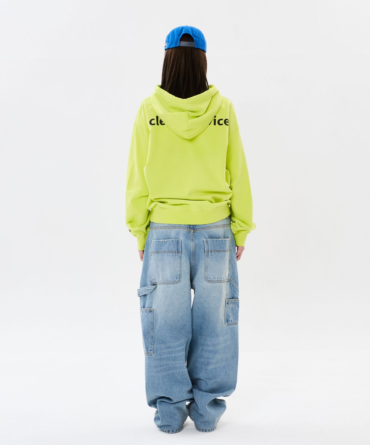 위캔더스(WKNDRS) WKNDRS x Krackerhouse CLEAN SERVICE DENIM PANTS (DENIM)