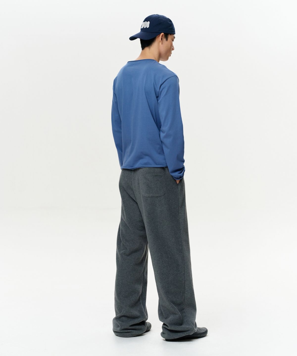 이알에이(ERA) UNISEX ERA RAW EDGE LS T - BLUE