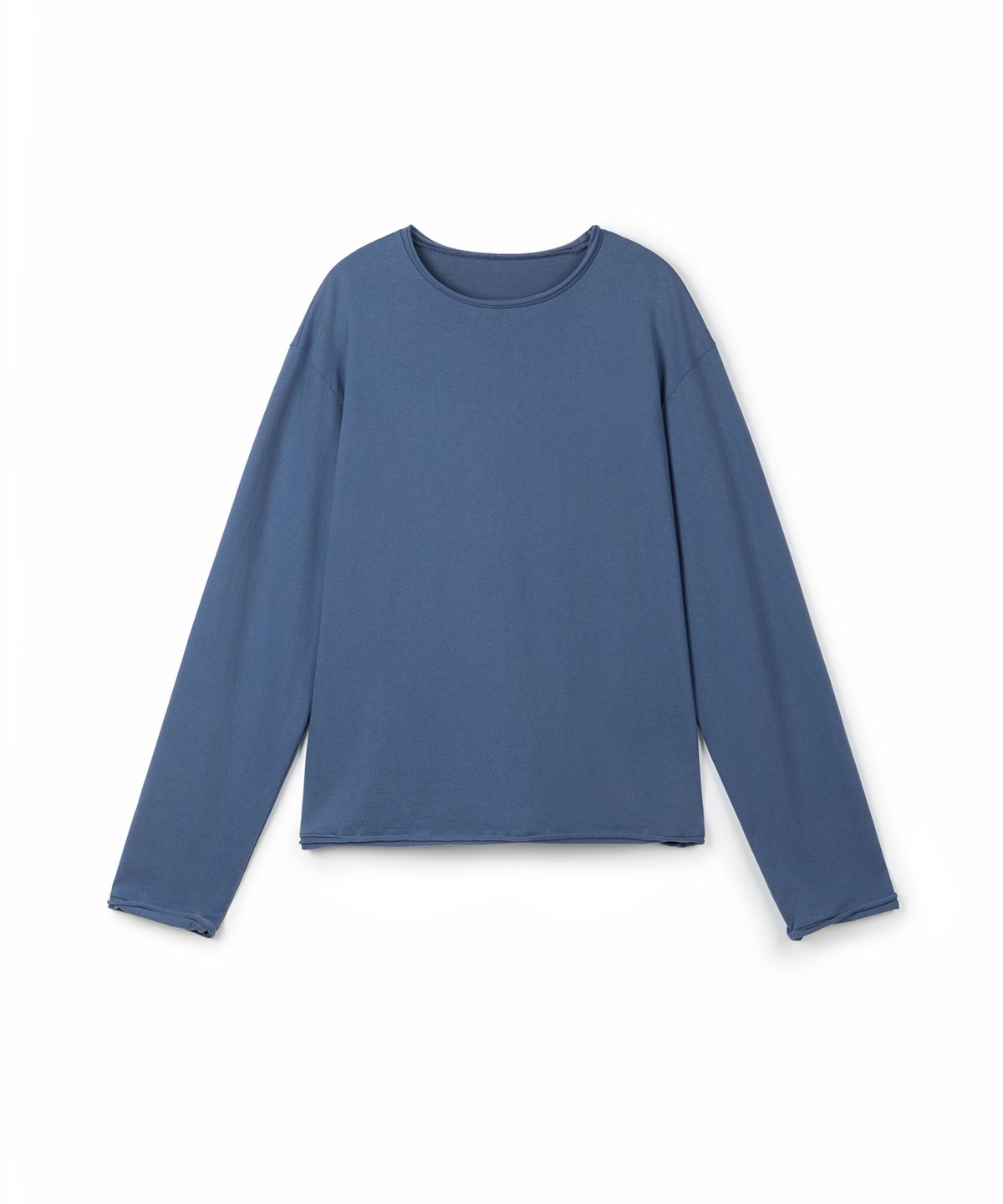 이알에이(ERA) UNISEX ERA RAW EDGE LS T - BLUE
