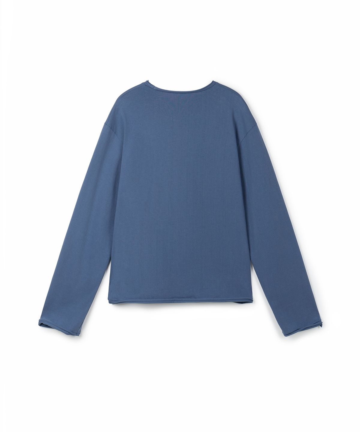이알에이(ERA) UNISEX ERA RAW EDGE LS T - BLUE