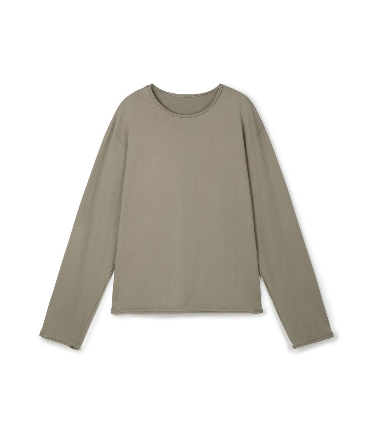 이알에이(ERA) UNISEX ERA RAW EDGE LS T - KHAKI
