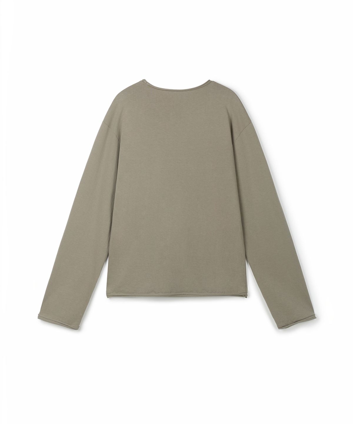 이알에이(ERA) UNISEX ERA RAW EDGE LS T - KHAKI