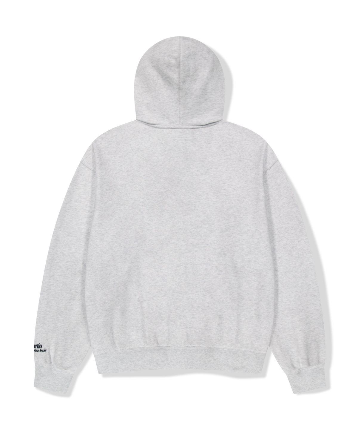 위캔더스(WKNDRS) WKNDRS x Krackerhouse SUNDAY ZIP-UP HOODIE (L.GREY)
