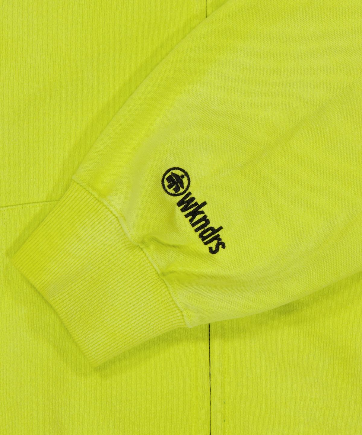위캔더스(WKNDRS) WKNDRS x Krackerhouse CLEAN SERVICE ZIP-UP HOODIE (NEON)