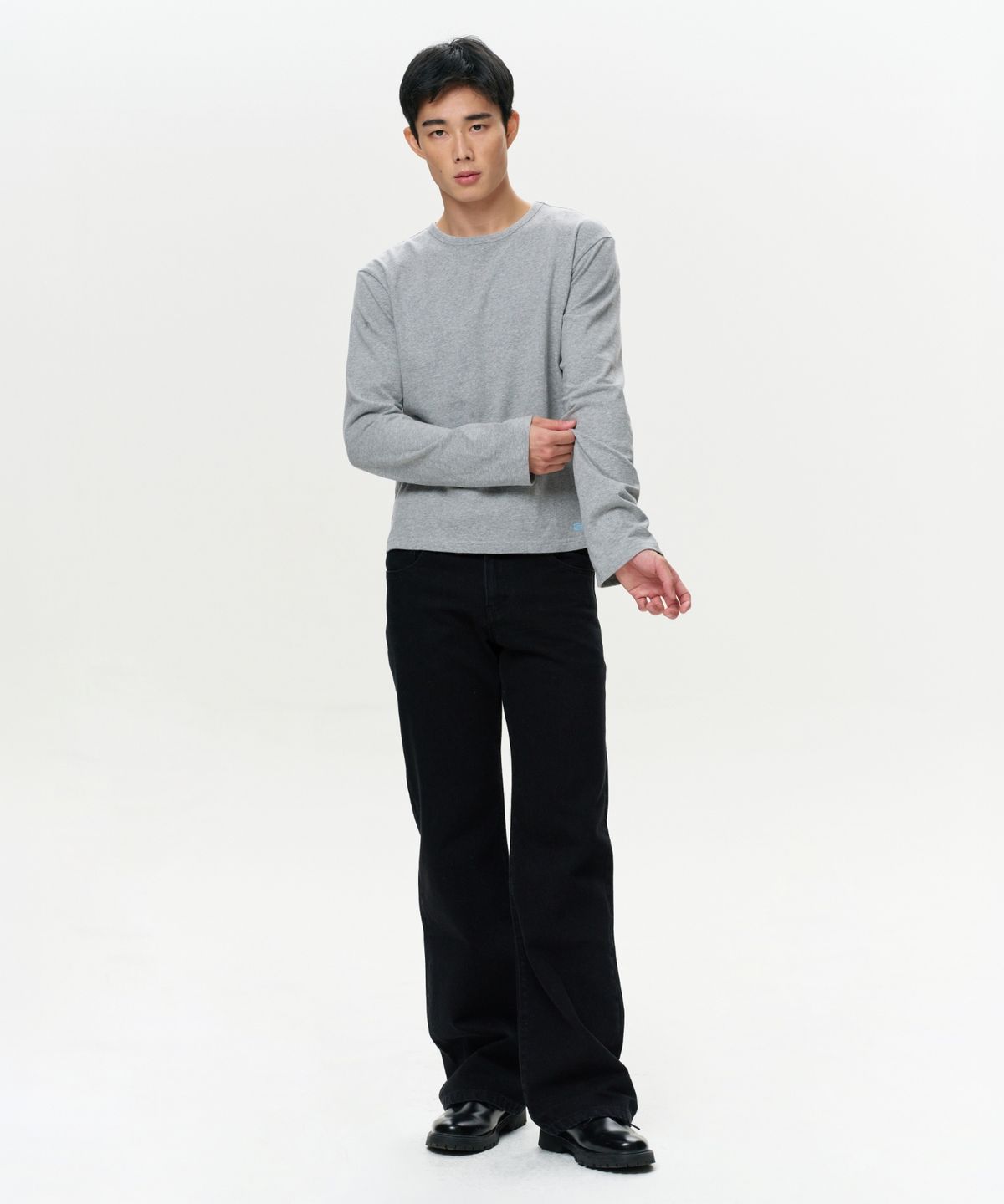 이알에이(ERA) MEN ERA VINTAGE COTTON LS T - GRAY