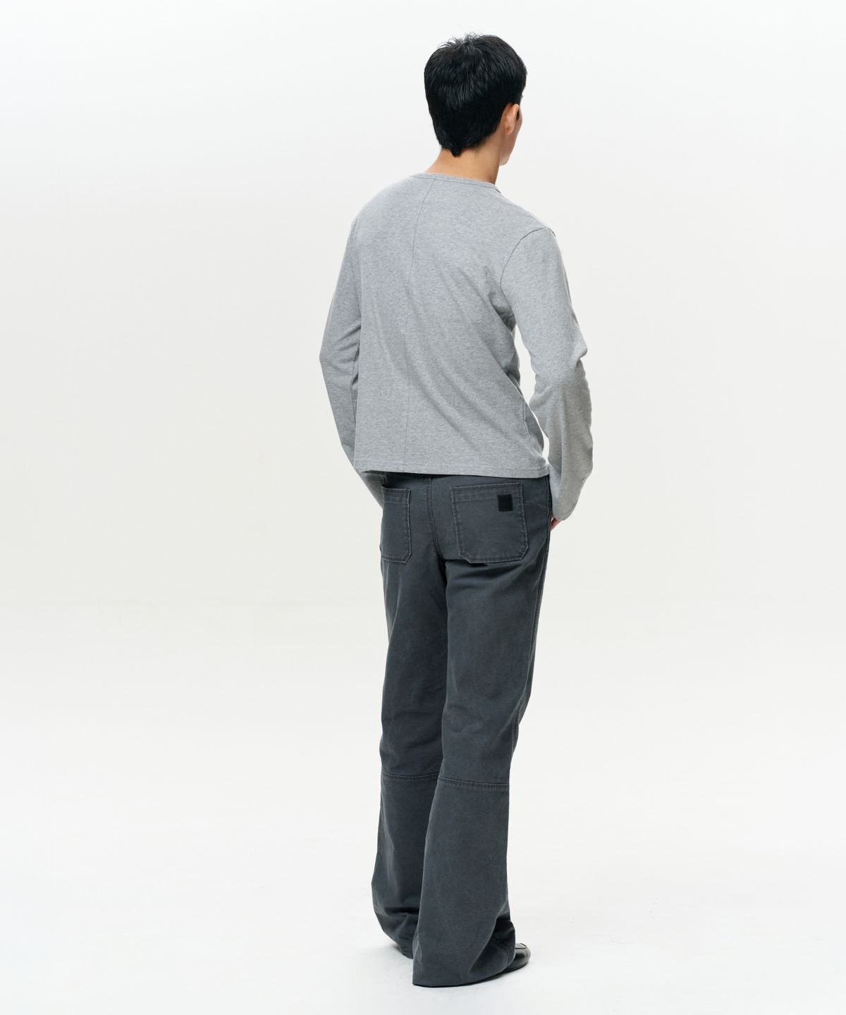 이알에이(ERA) MEN ERA VINTAGE COTTON LS T - GRAY
