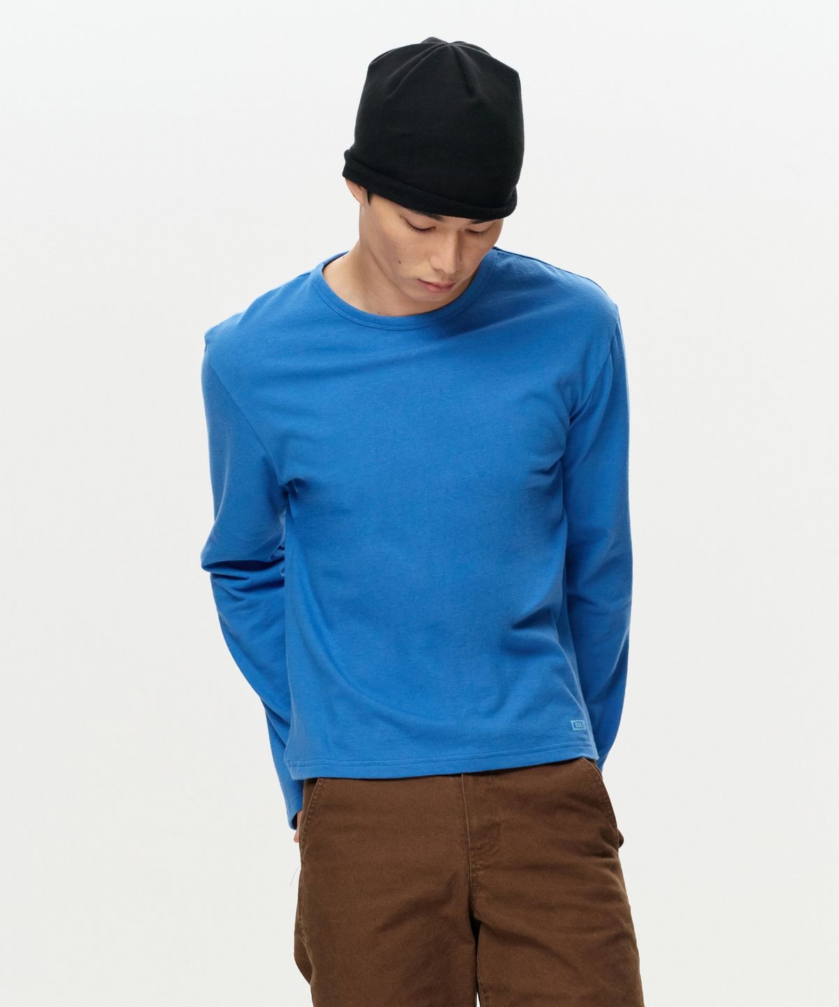 이알에이(ERA) MEN ERA VINTAGE COTTON LS T - BLUE