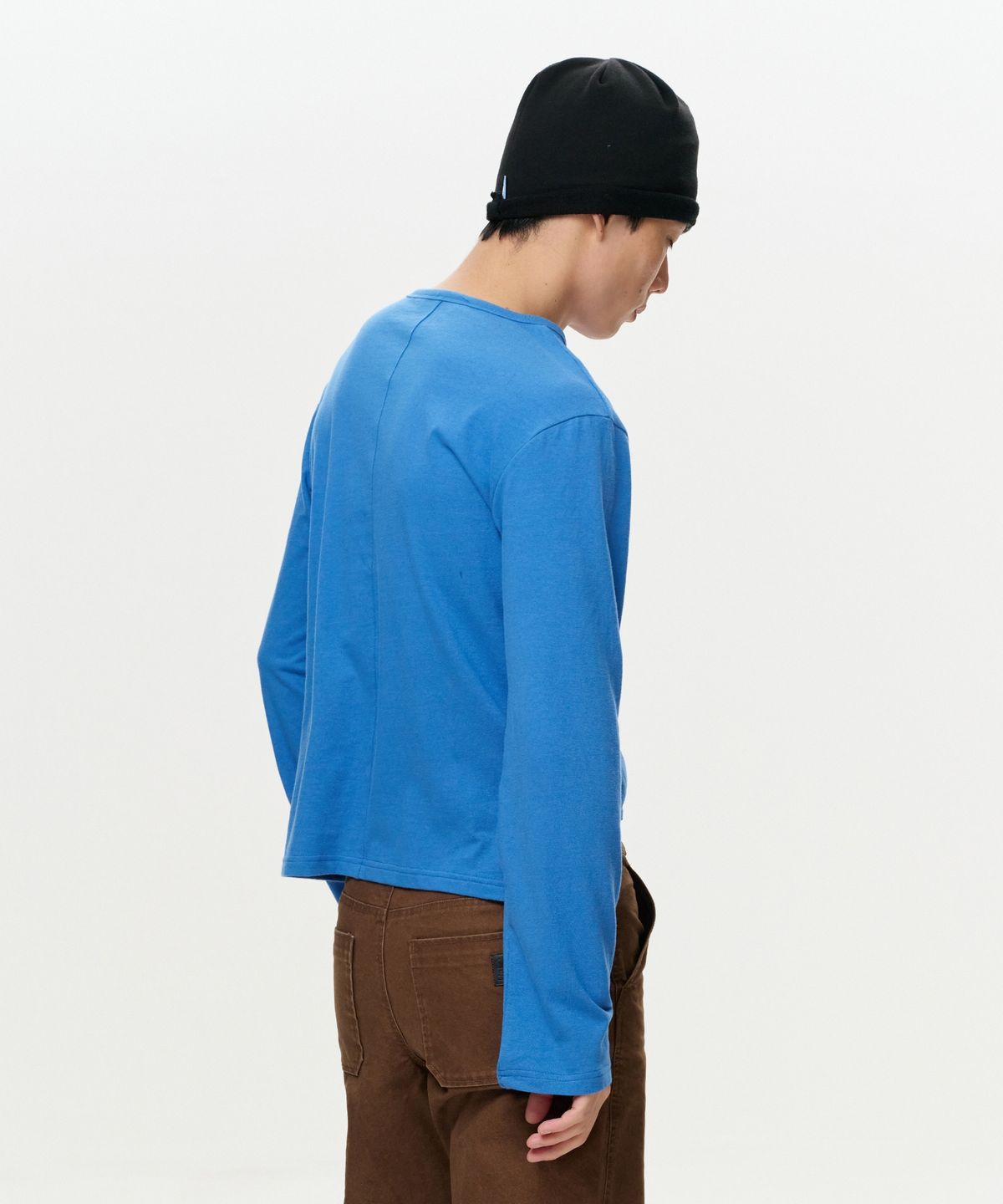 이알에이(ERA) MEN ERA VINTAGE COTTON LS T - BLUE