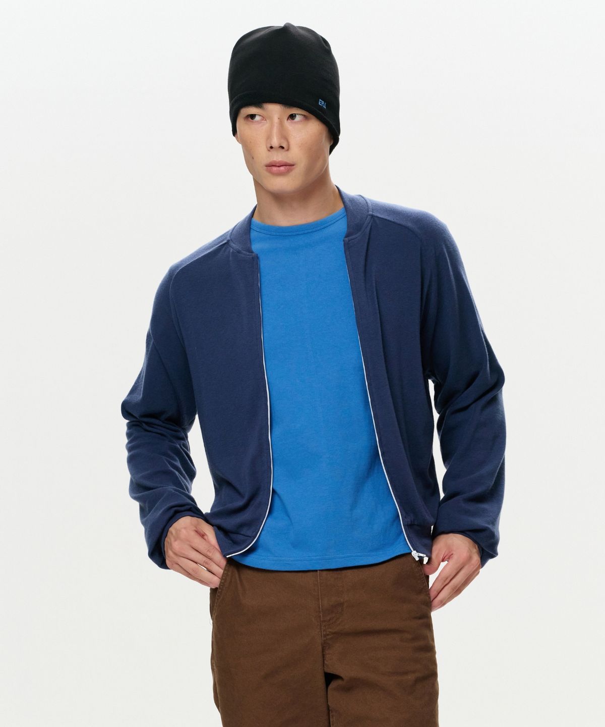 이알에이(ERA) MEN ERA VINTAGE COTTON LS T - BLUE