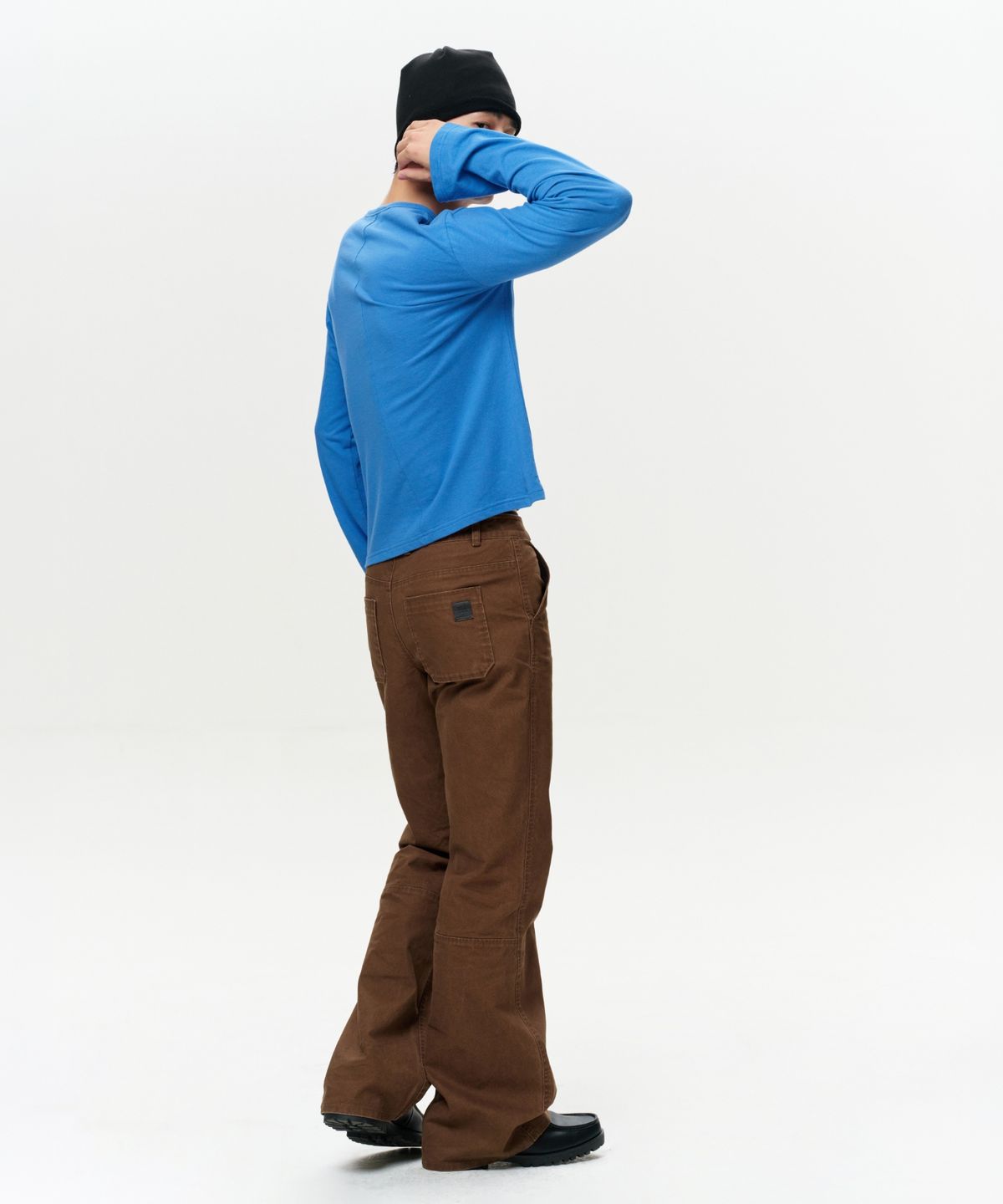 이알에이(ERA) MEN ERA VINTAGE COTTON LS T - BLUE