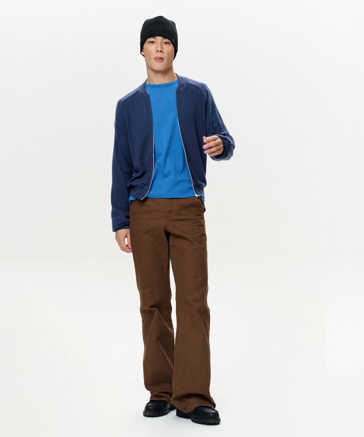 이알에이(ERA) MEN ERA VINTAGE COTTON LS T - BLUE
