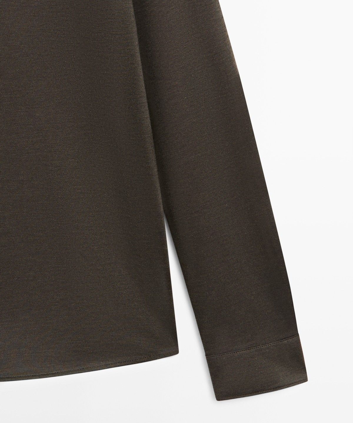 마시모두띠(MASSIMO DUTTI) 코튼 스트레치 슬림 핏 셔츠