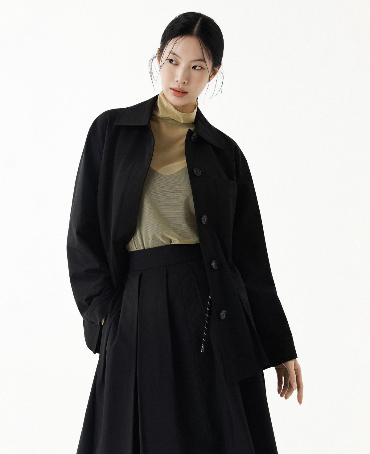 분트로이(BUNTRAU) 웨더실드 드로우스트링 야상재킷