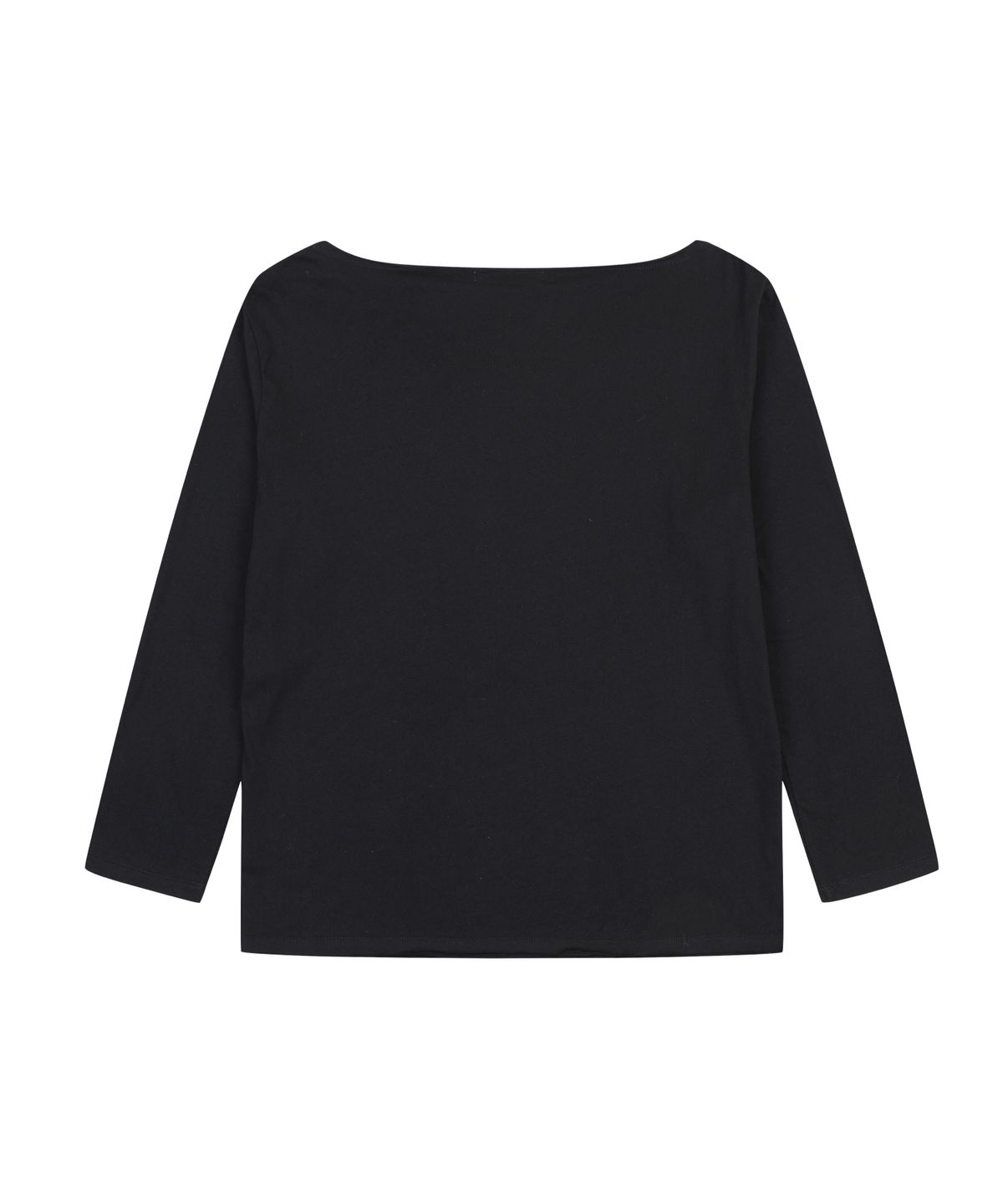 오디너리 홀리데이(ORDINARY HOLIDAY) APPLIQUE LONG SLEEVE T-SHIRT [BLACK]