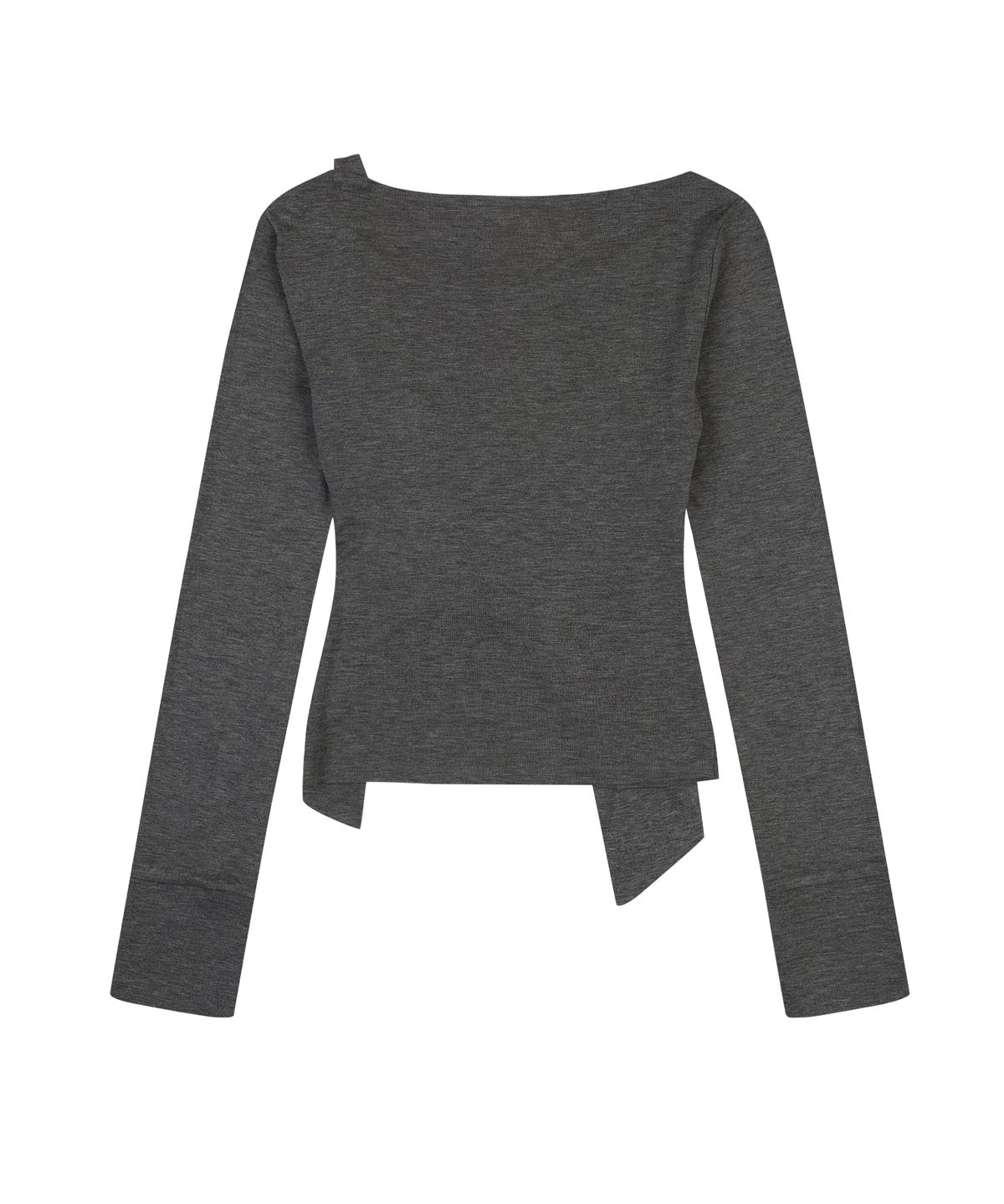 오디너리 홀리데이(ORDINARY HOLIDAY) LAYERED JERSEY T-SHIRT [MELANGE GRAY]