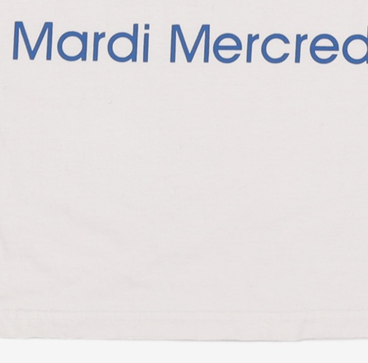 마르디 메크르디(MARDI MERCREDI) 반소매 티셔츠 ONE