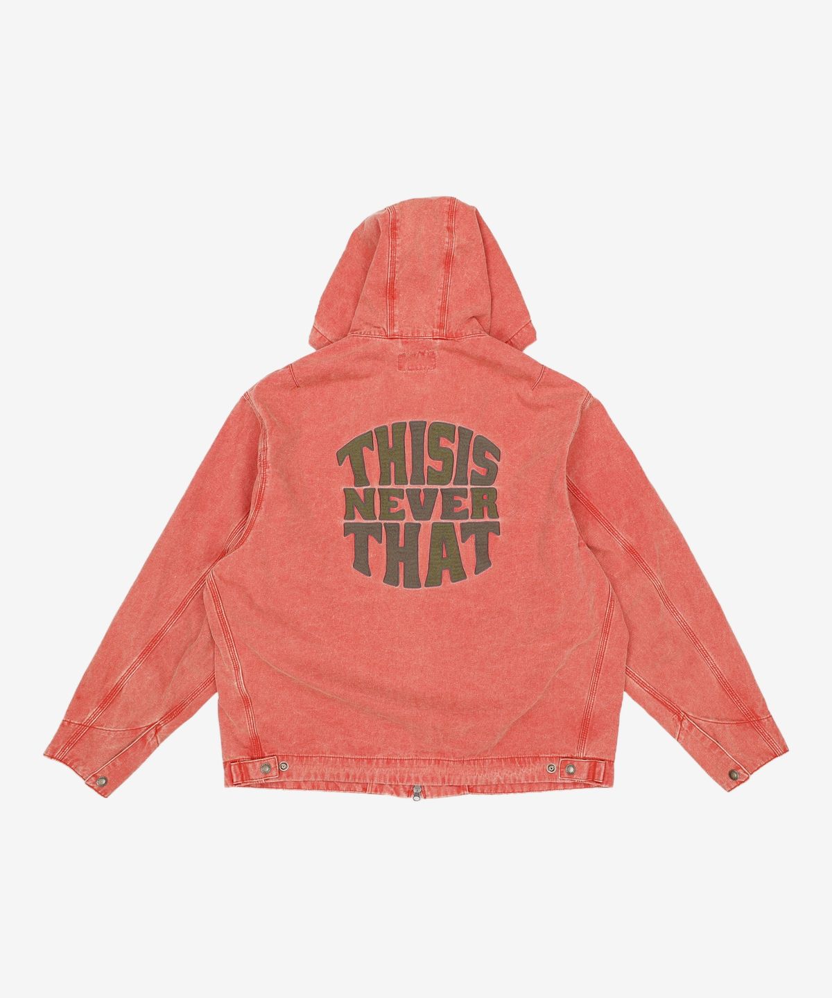 디스이즈네버댓(THISISNEVERTHAT) Washed Carpenter Jacket Orange L