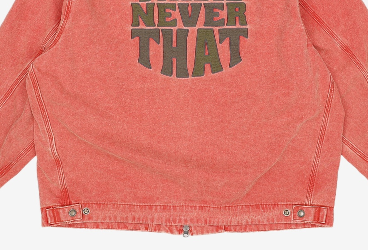 디스이즈네버댓(THISISNEVERTHAT) Washed Carpenter Jacket Orange L
