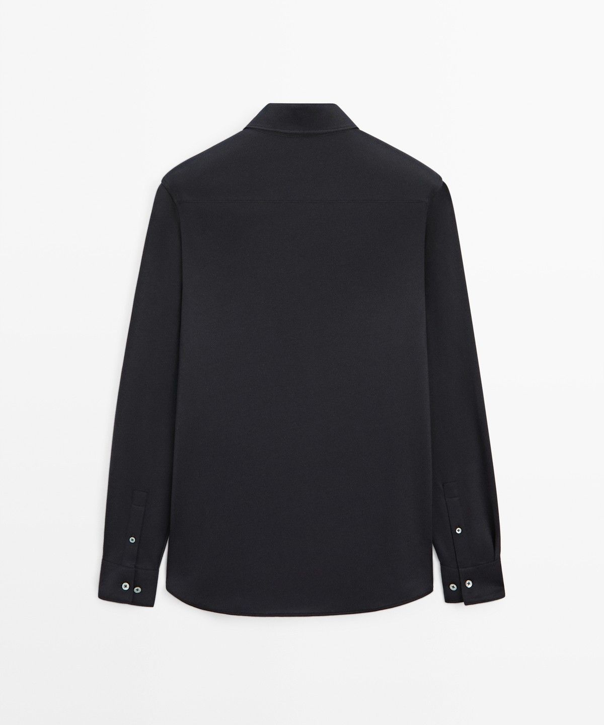 마시모두띠(MASSIMO DUTTI) 코튼 스트레치 슬림 핏 셔츠