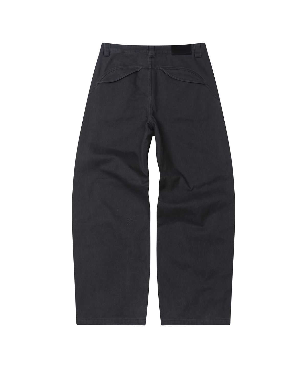 세컨모놀로그(SECONDMONO) [옷미새 미홀 콜라보]Washed Panel Wide Pants [CHARCOAL]_SEPT091CHARCOAL