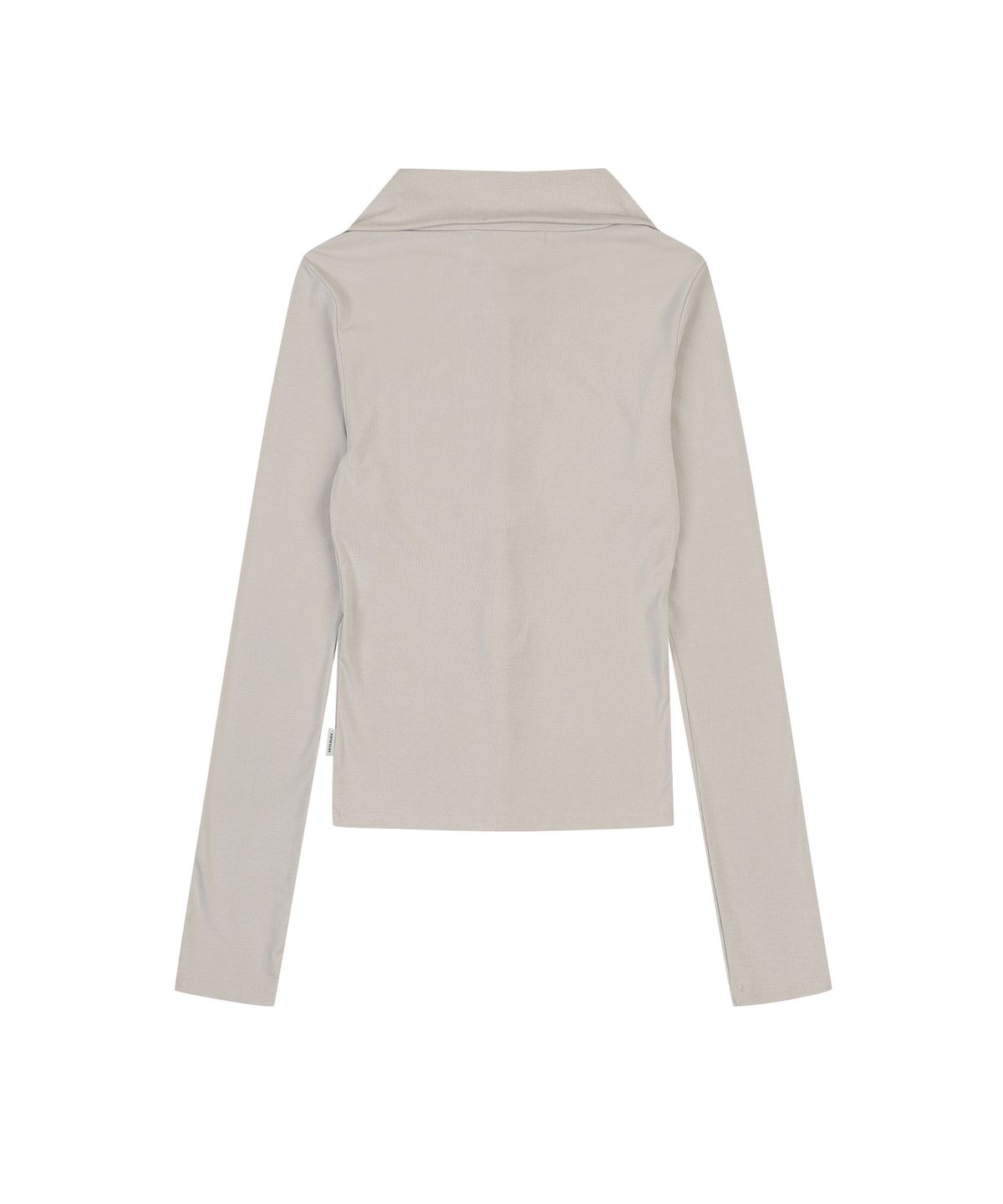 오디너리 홀리데이(ORDINARY HOLIDAY) STUD SHIRRING JERSEY CARDIGAN [BEIGE]